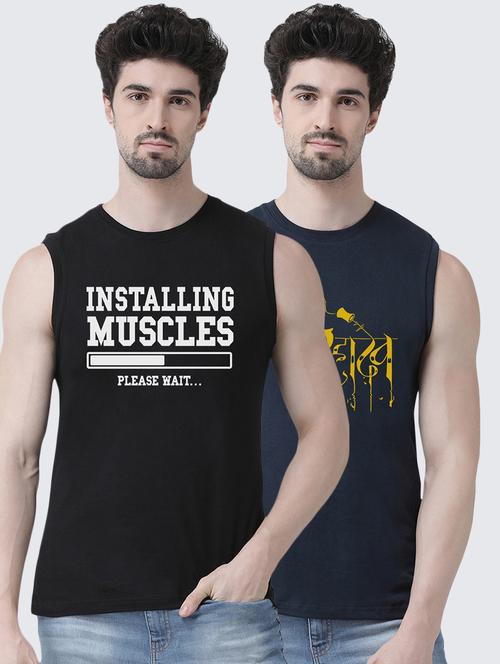 multi colored printed t-shirts combo  - 17389887 - Very Small Image - 1