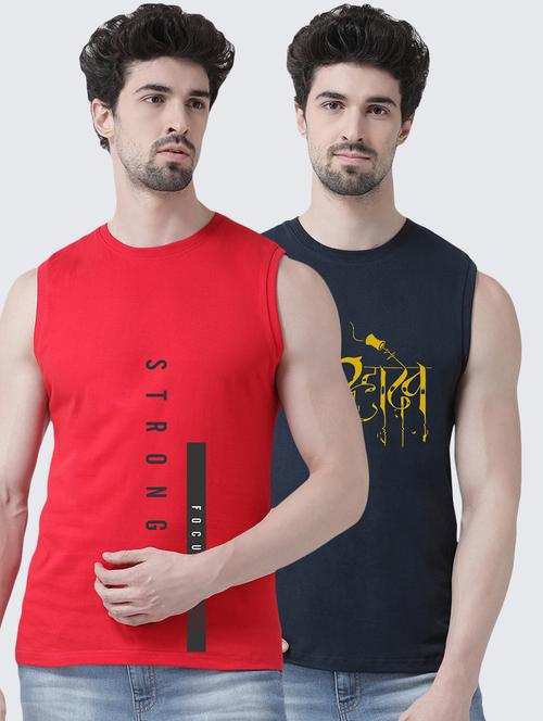 multi colored printed t-shirts combo  - 17389899 - Very Small Image - 1