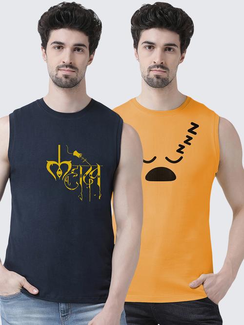 multi colored printed t-shirts combo  - 17389923 - Very Small Image - 1