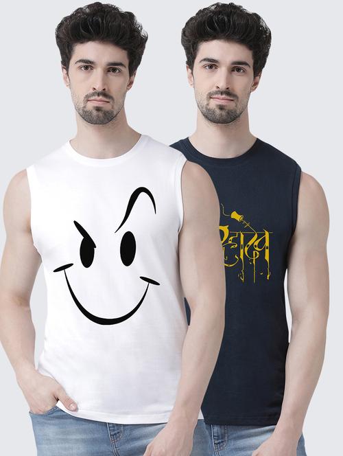 multi colored printed t-shirts combo  - 17389932 - Very Small Image - 1