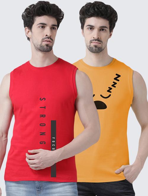 multi colored printed t-shirts combo  - 17389959 - Very Small Image - 1