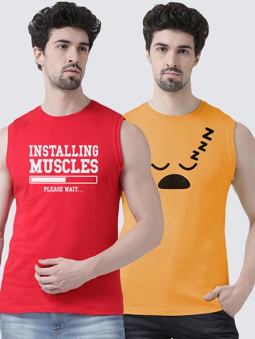 multi colored printed t-shirts combo  - 17390061 - Very Small Image - 1