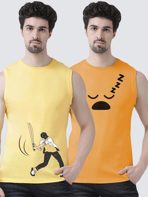 multi colored printed t-shirts combo  - 17390083 - Very Small Image - 1