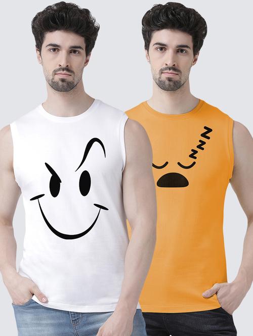 multi colored printed t-shirts combo  - 17390094 - Very Small Image - 1