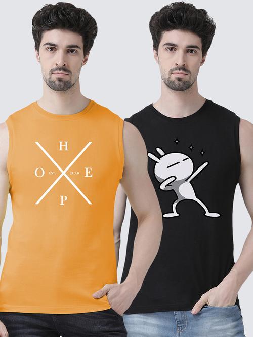 multi colored printed t-shirts combo - 17390116 - Very Small Image - 1