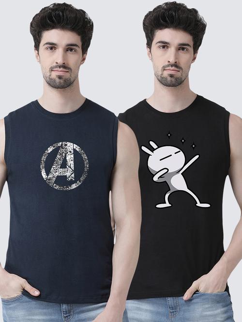 multi colored printed t-shirts combo - 17390143 - Very Small Image - 1