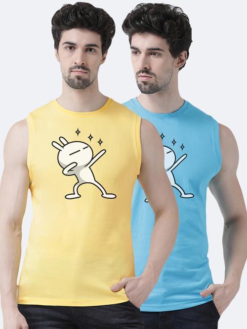 multi colored printed t-shirts combo - 17390149 - Very Small Image - 1