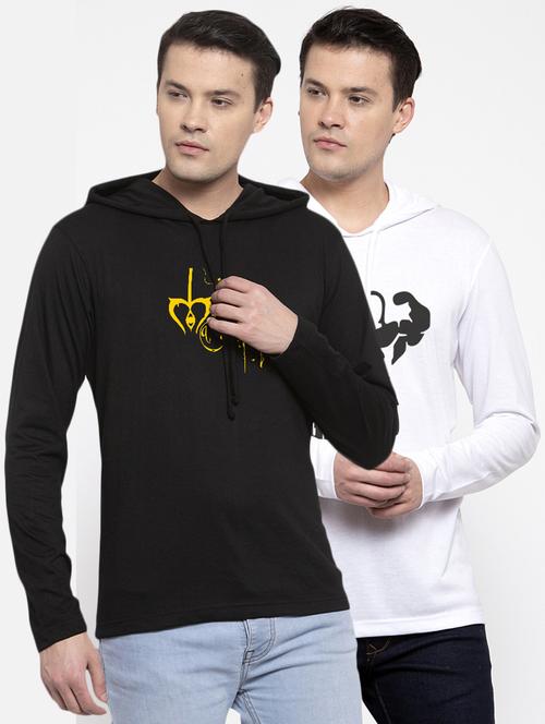 multi colored printed t-shirts combo - 17390179 - Very Small Image - 1