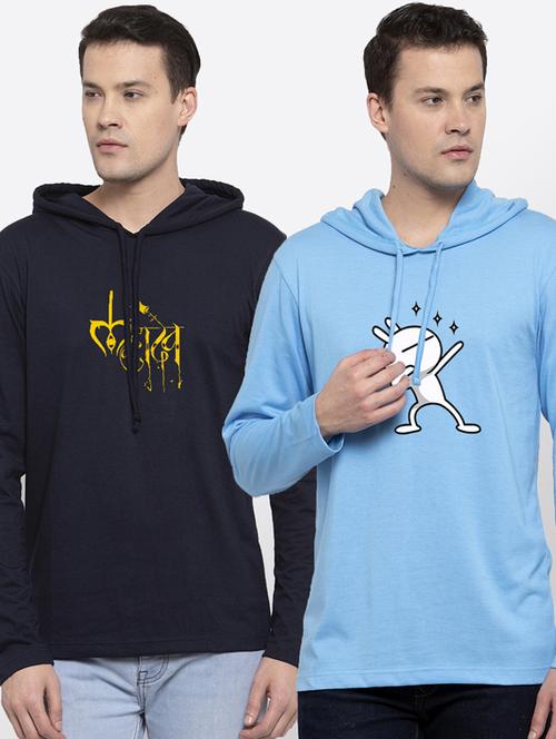 multi colored printed t-shirts combo - 17390217 - Very Small Image - 1