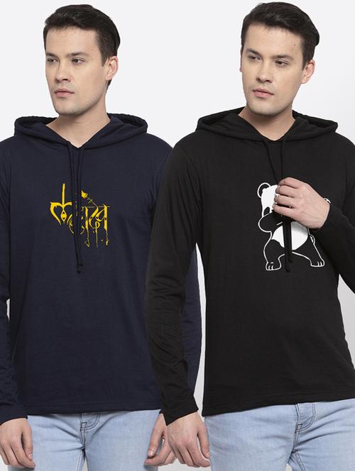 multi colored printed t-shirts combo - 17390225 - Very Small Image - 1