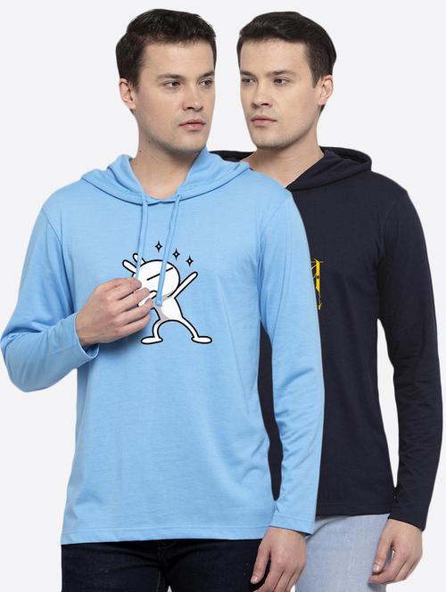 multi colored printed t-shirts combo - 17390318 - Very Small Image - 1