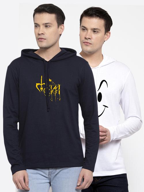 multi colored printed t-shirts combo - 17390320 - Very Small Image - 1