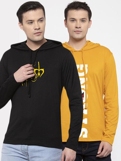 multi colored printed t-shirts combo - 17390358 - Very Small Image - 1