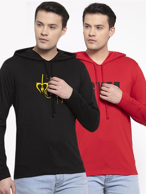 men pack of 2 printed t-shirts - 17390360 - Very Small Image - 1