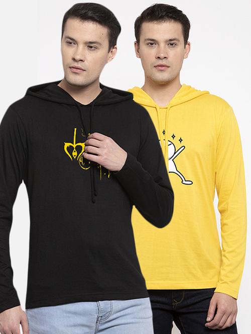 multi colored printed t-shirts combo - 17390377 - Very Small Image - 1