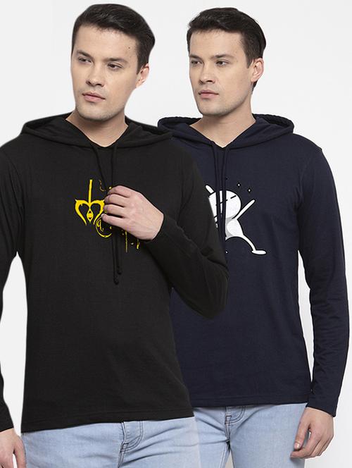 multi colored printed t-shirts combo - 17390379 - Very Small Image - 1