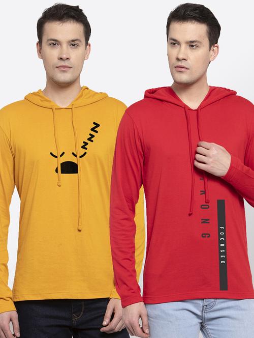 multi colored printed t-shirts combo - 17390381 - Very Small Image - 1