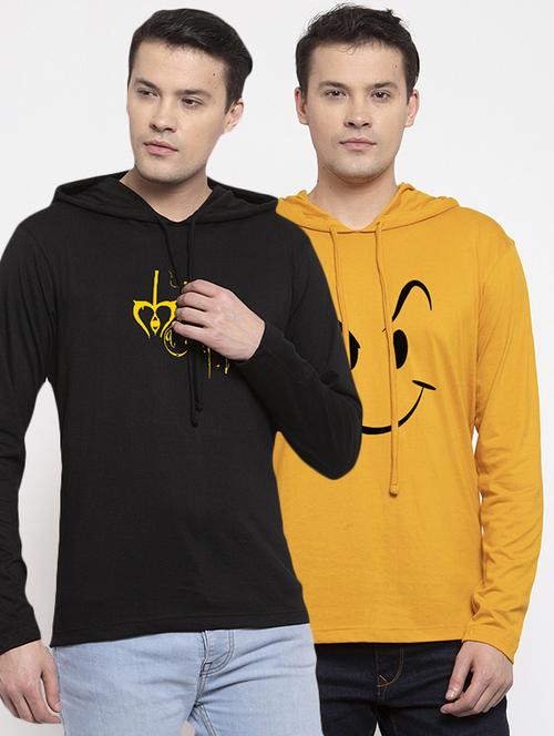 multi colored printed t-shirts combo - 17390389 - Very Small Image - 1