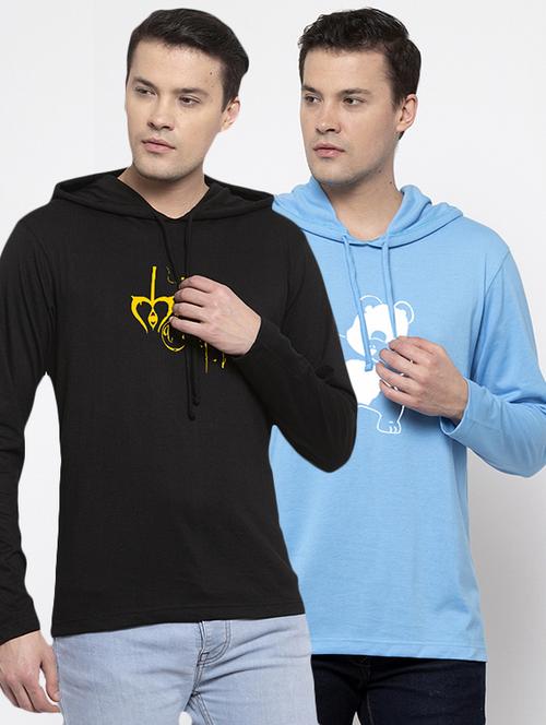 multi colored printed t-shirts combo - 17390394 - Very Small Image - 1