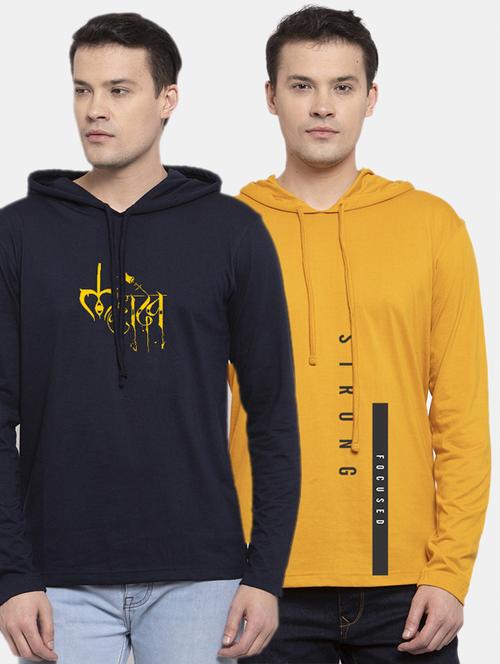 multi colored printed t-shirts combo - 17390439 - Very Small Image - 1