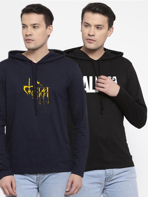 multi colored printed t-shirts combo - 17390452 - Very Small Image - 1