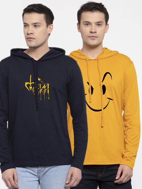 multi colored printed t-shirts combo - 17390485 - Very Small Image - 1