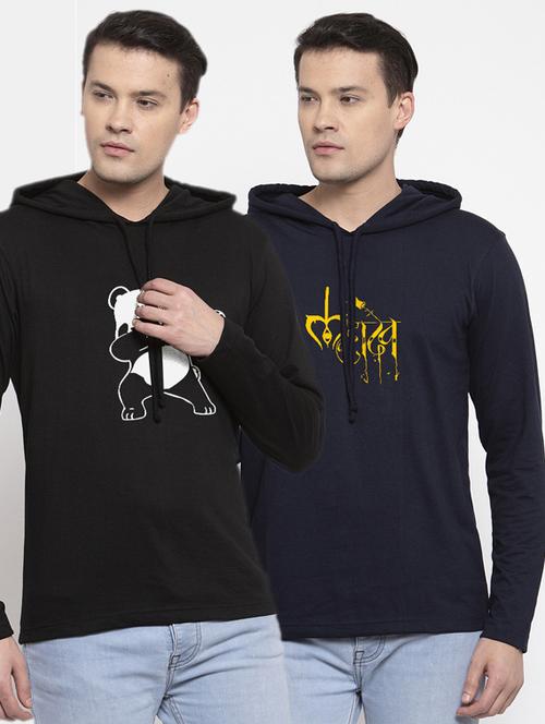 multi colored printed t-shirts combo - 17390486 - Very Small Image - 1