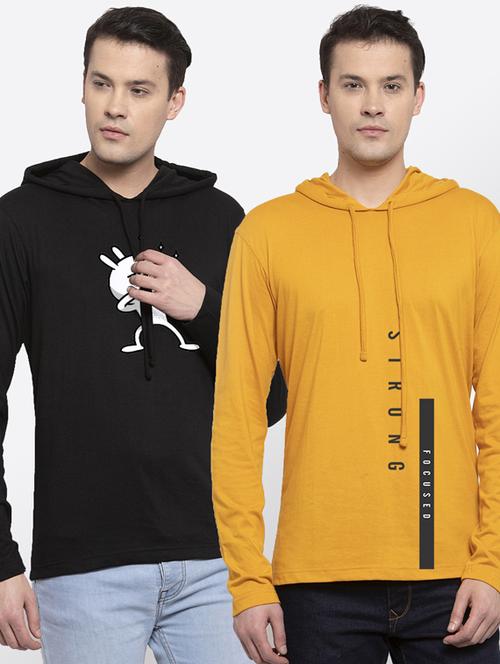 multi colored printed t-shirts combo - 17390509 - Very Small Image - 1