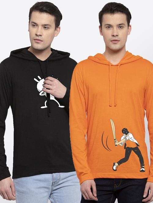 multi colored printed t-shirts combo - 17390532 - Very Small Image - 1