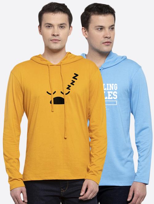 multi colored printed t-shirts combo - 17390566 - Very Small Image - 1