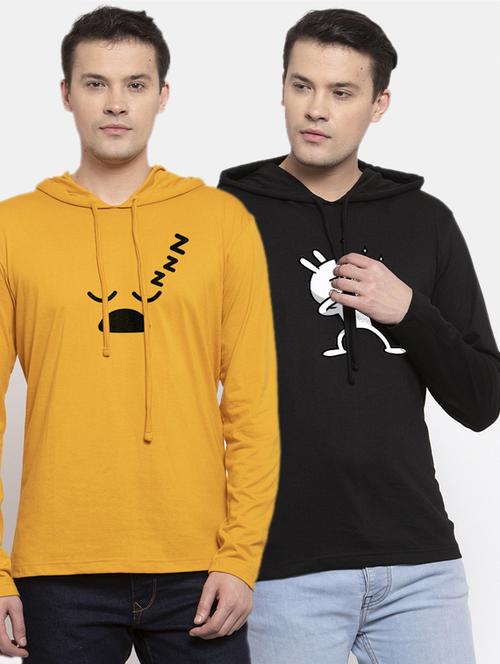 multi colored printed t-shirts combo - 17390674 - Very Small Image - 1