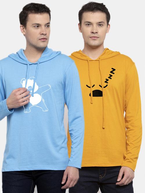 multi colored printed t-shirts combo - 17390694 - Very Small Image - 1