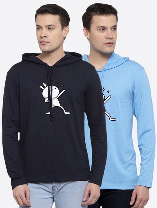 men pack of 2 printed t-shirts combo - 17390736 - Very Small Image - 1