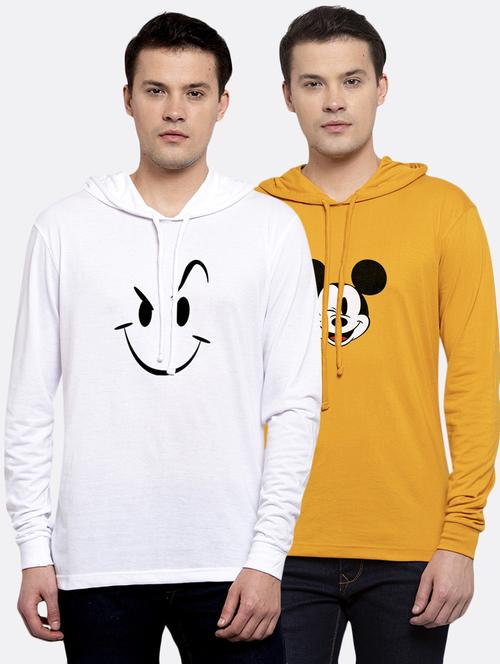 multi colored printed t-shirts combo - 17391190 - Very Small Image - 1