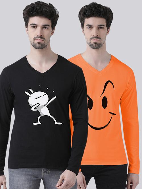 multi colored printed t-shirts combo - 17392357 - Very Small Image - 1