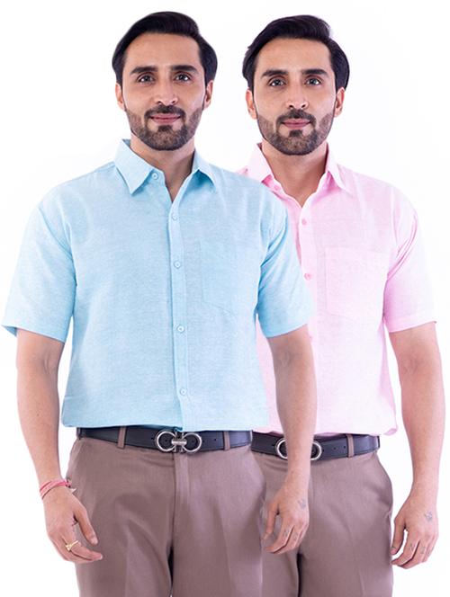 mens solids formal shirt - 17392571 - Very Small Image - 1