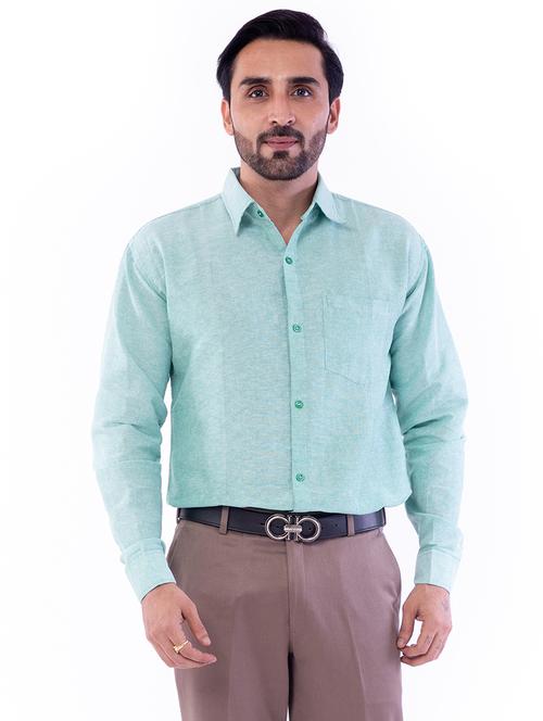 mens solids formal shirt - 17392580 - Very Small Image - 1