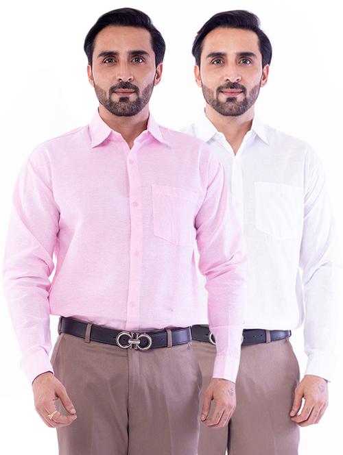 mens solids formal shirt - 17392599 - Very Small Image - 1