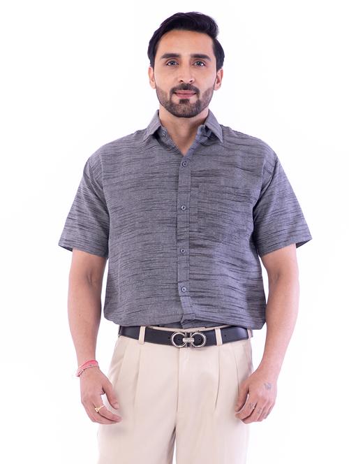 mens solids formal shirt - 17392654 - Very Small Image - 1