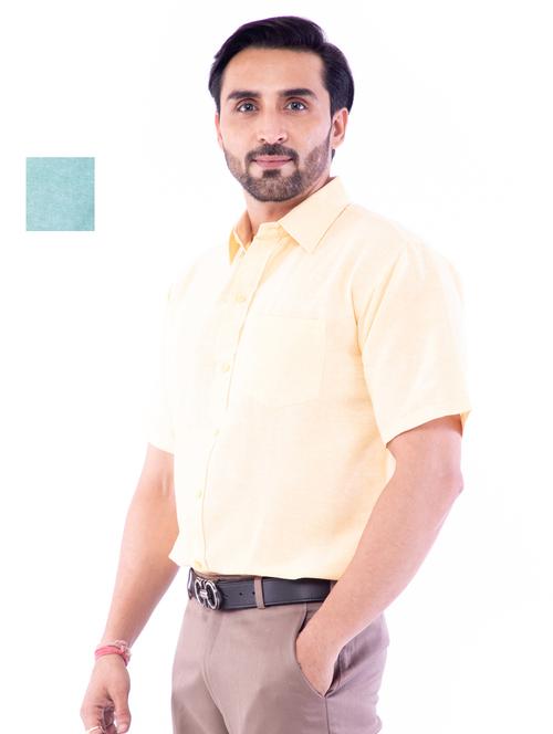 mens solids formal shirt - 17392819 - Very Small Image - 1