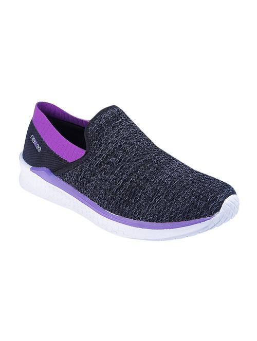 black mesh slip on casual shoes - 17393793 - Very Small Image - 1