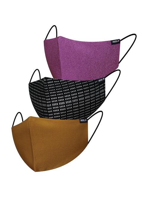 multi colored null anti-pollution women mask set of 3 - 17394562 - Very Small Image - 1