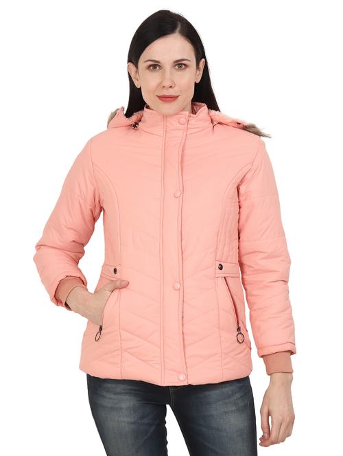 hooded neck quilted jacket  - 17395320 - Very Small Image - 1