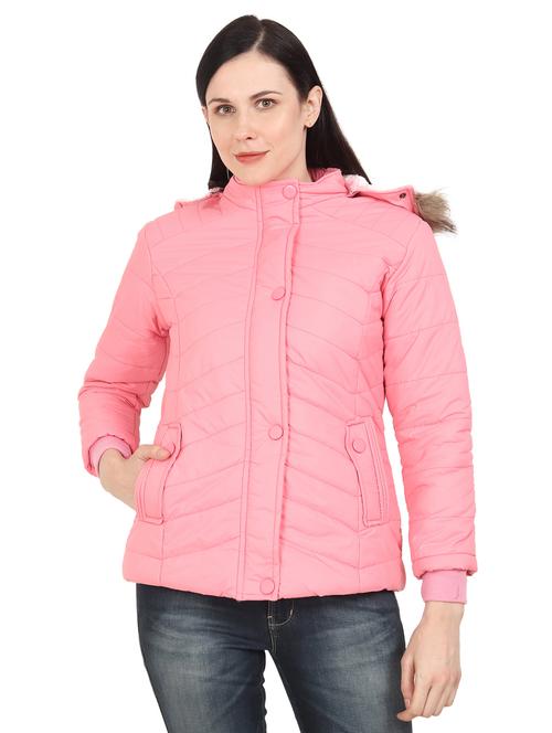 hooded neck quilted jacket  - 17395325 - Very Small Image - 1