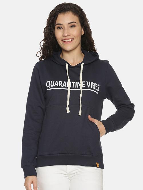 women's chest print sweatshirt - 17395954 - Very Small Image - 1