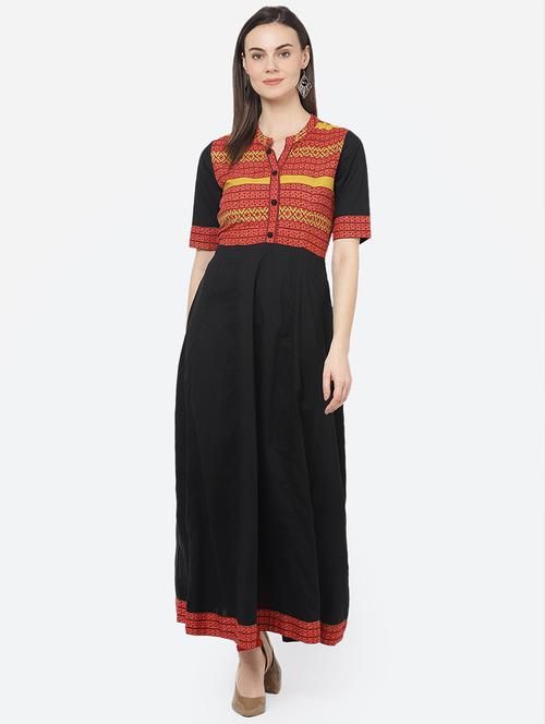 women's flared kurta - 17396967 - Very Small Image - 1