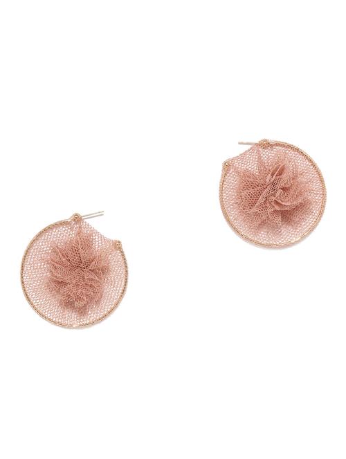 pink metal drop earring - 17397544 - Very Small Image - 1