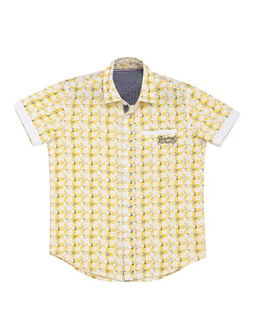 yellow cotton shirt - 17397880 - Very Small Image - 1