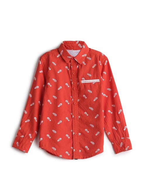 orange cotton shirt - 17397912 - Very Small Image - 1