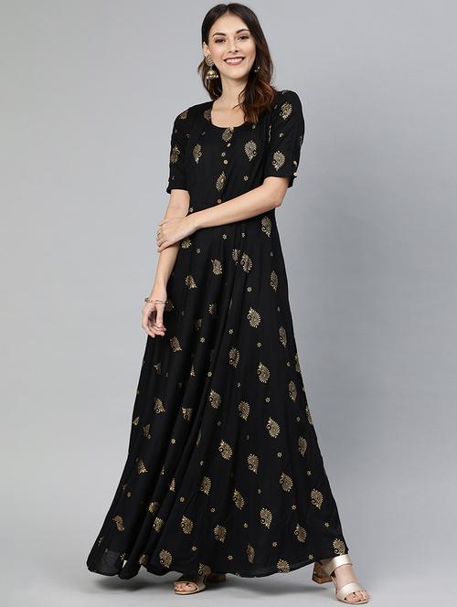 paisley flared kurta - 17398438 - Very Small Image - 1